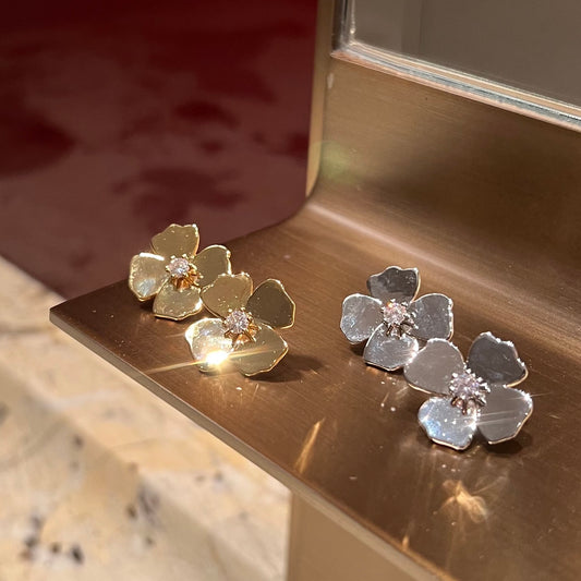 glossy flower pierce&earring(グロッシーフラワーピアス/イヤリング)