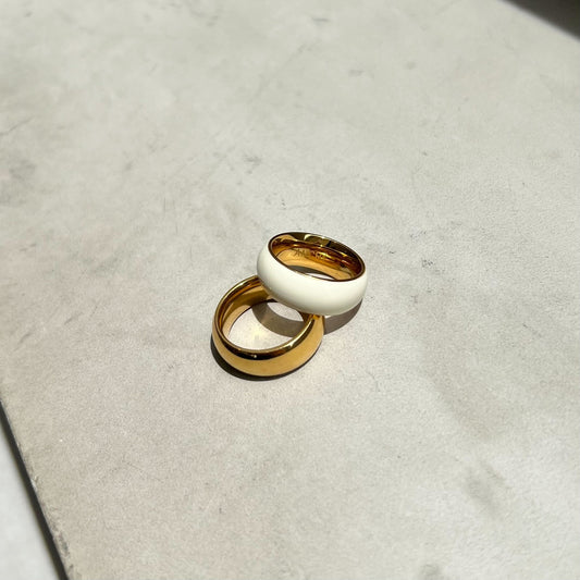 donut ring set (gold×ivory)(ドーナツリングセット)