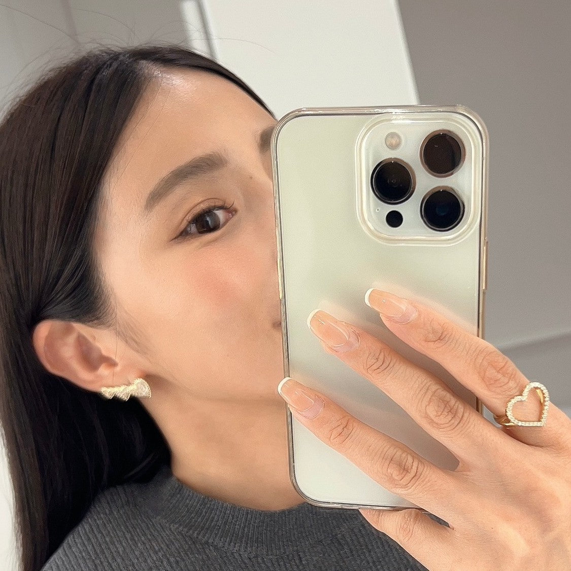 Triple Heart pierce&earring(トリプルハートピアス&イヤリング)