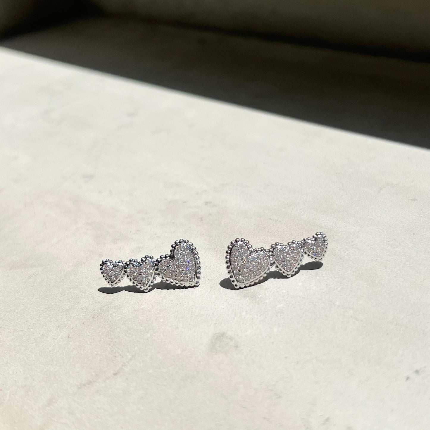 Triple Heart pierce&earring(トリプルハートピアス&イヤリング)