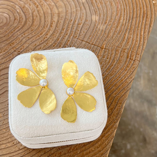 Big flower pierce(ビックフラワーピアス)