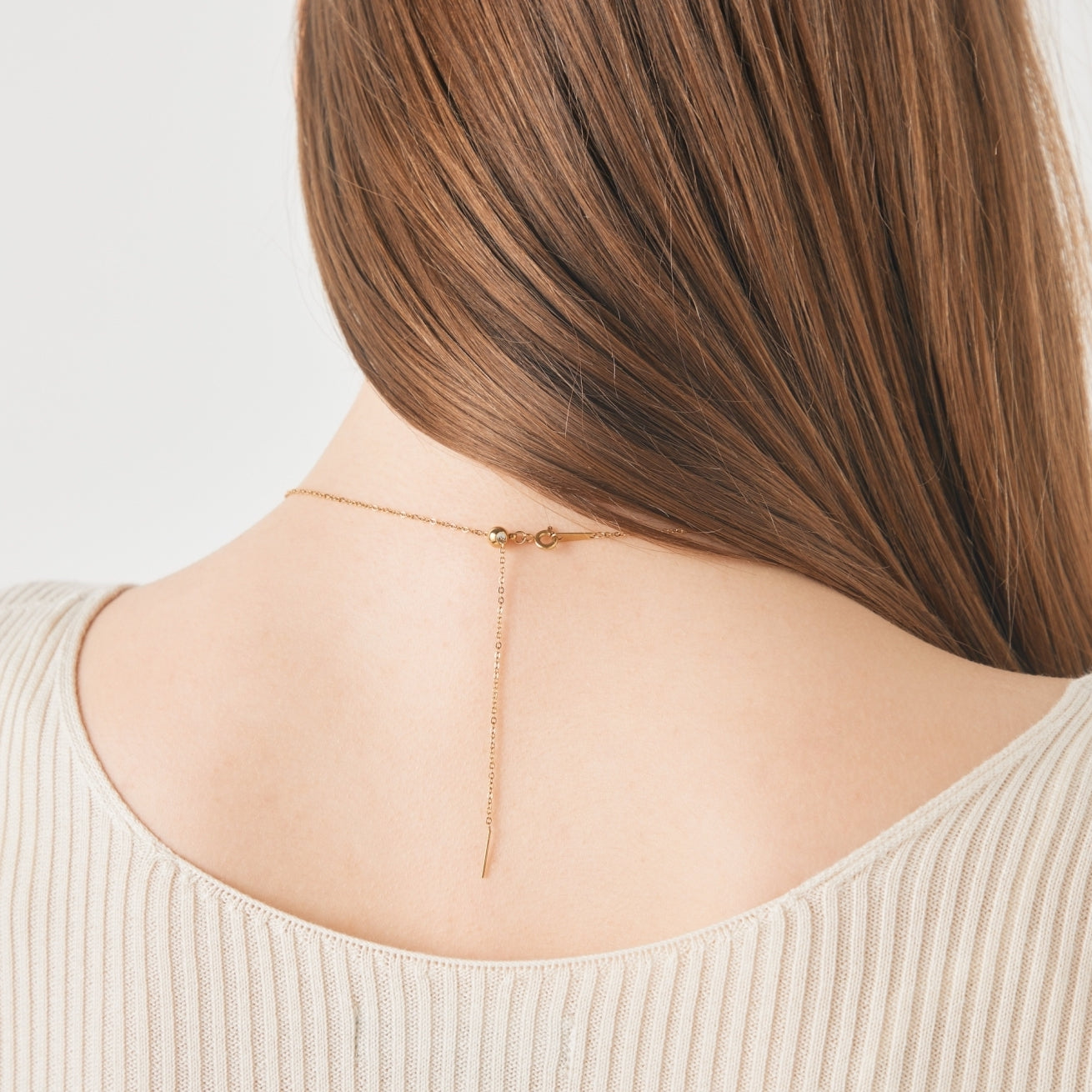 tiny initial necklace(タイニーイニシャルネックレス)