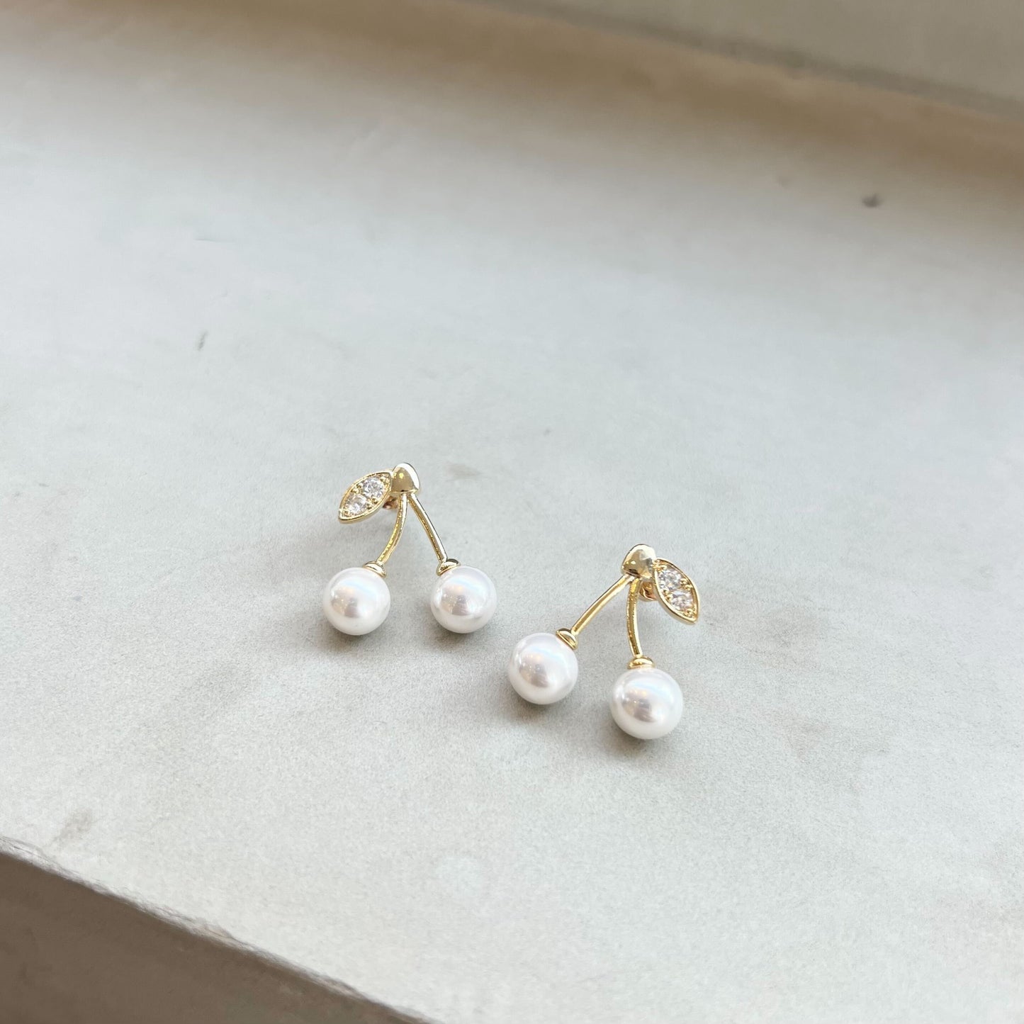 Sakuranbo Pearl pierce & earring(さくらんぼパールピアス&イヤリング)