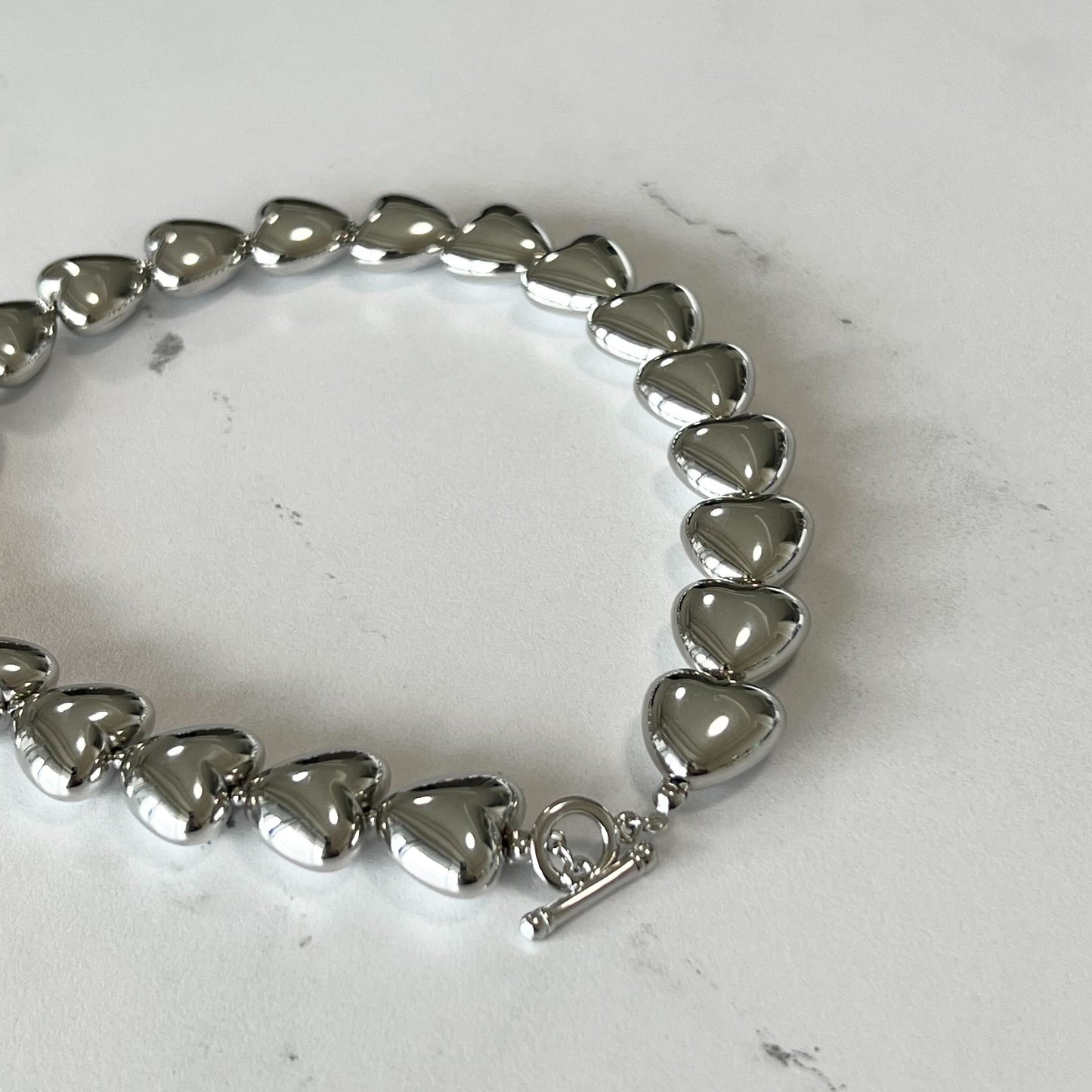 Potteri heart necklace(ぽってりハートネックレス)