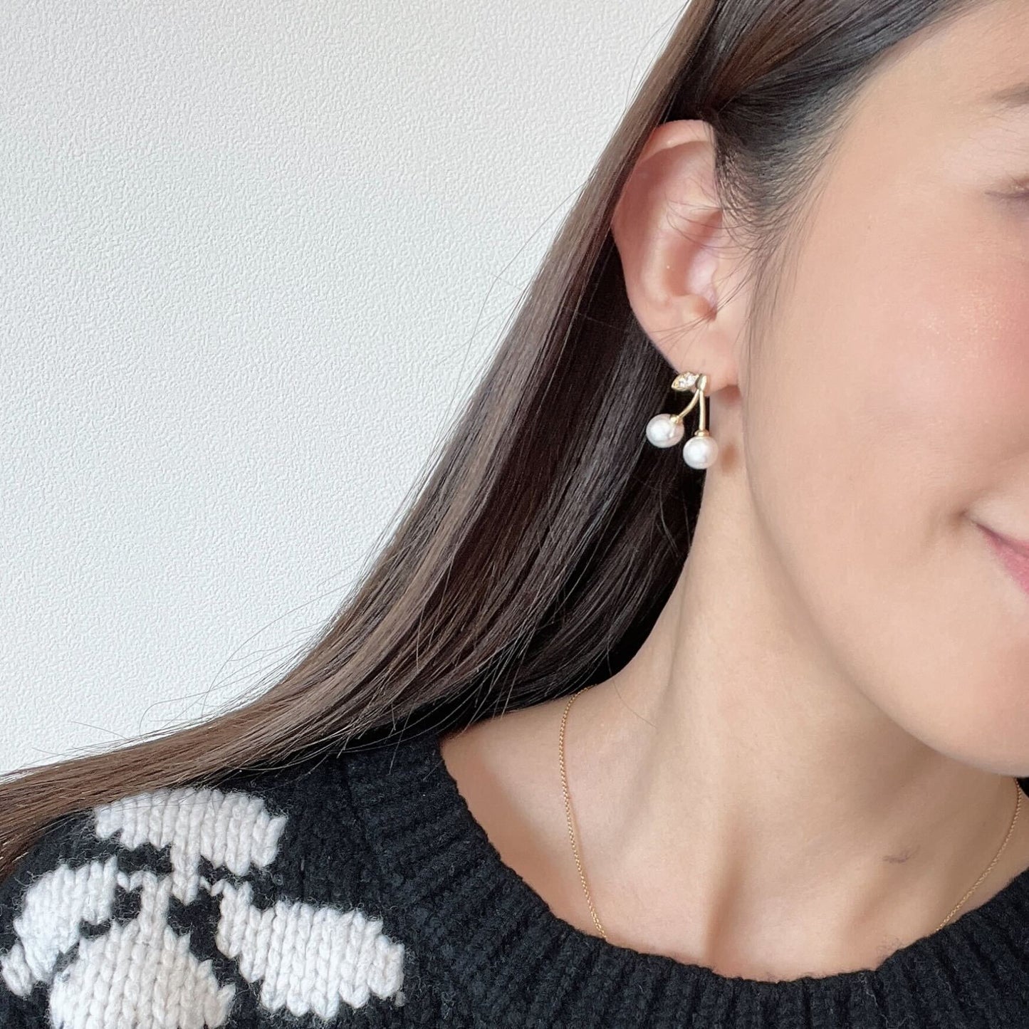 Sakuranbo Pearl pierce & earring(さくらんぼパールピアス&イヤリング)