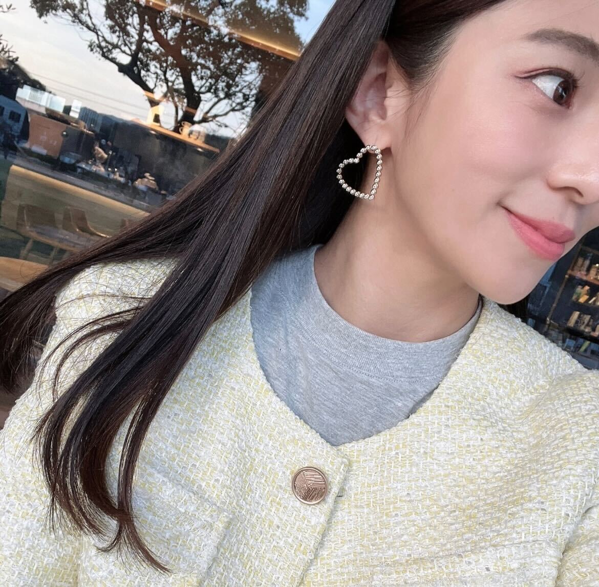 Kirarin heart pierce & earring(キラリンハートピアス&イヤリング)