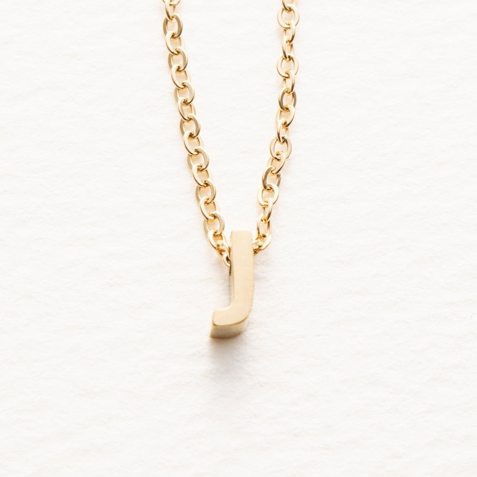 tiny initial necklace(タイニーイニシャルネックレス)