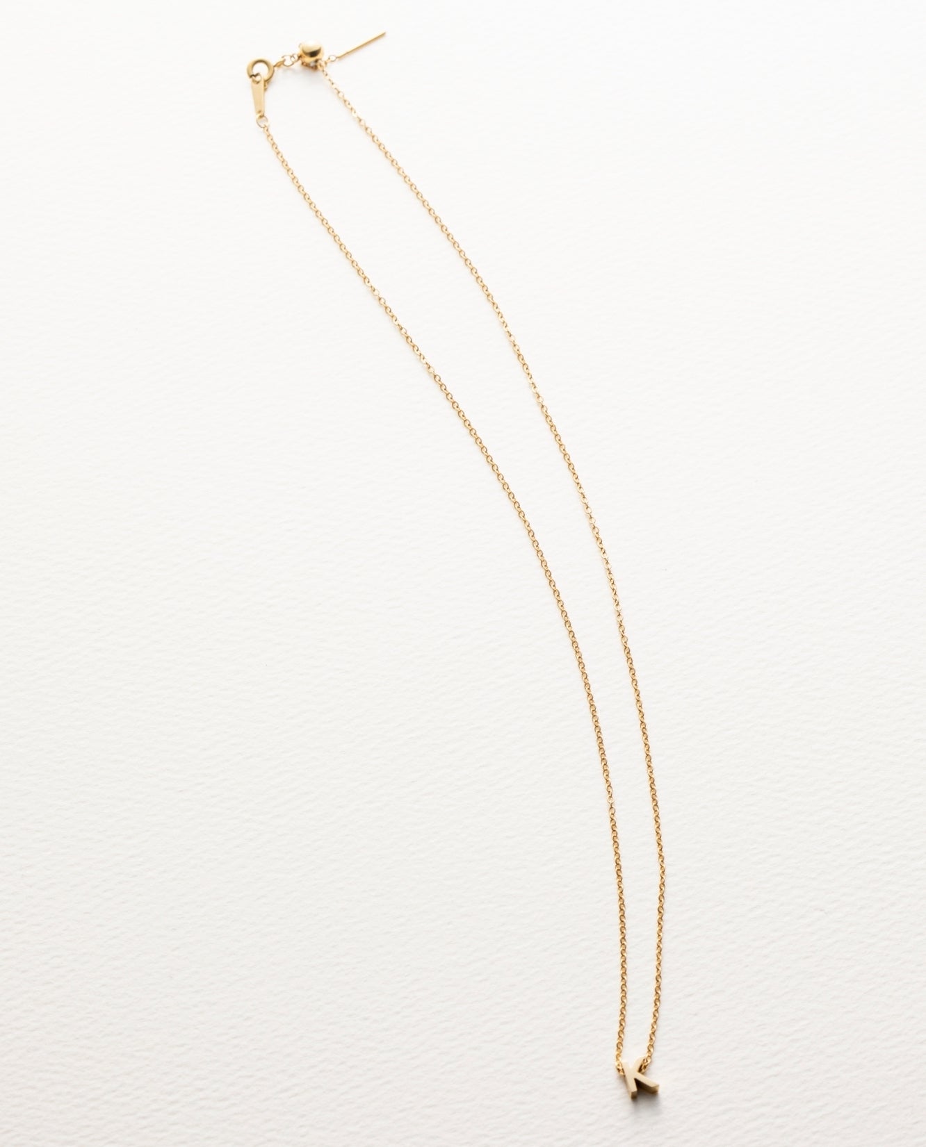 tiny initial necklace(タイニーイニシャルネックレス)