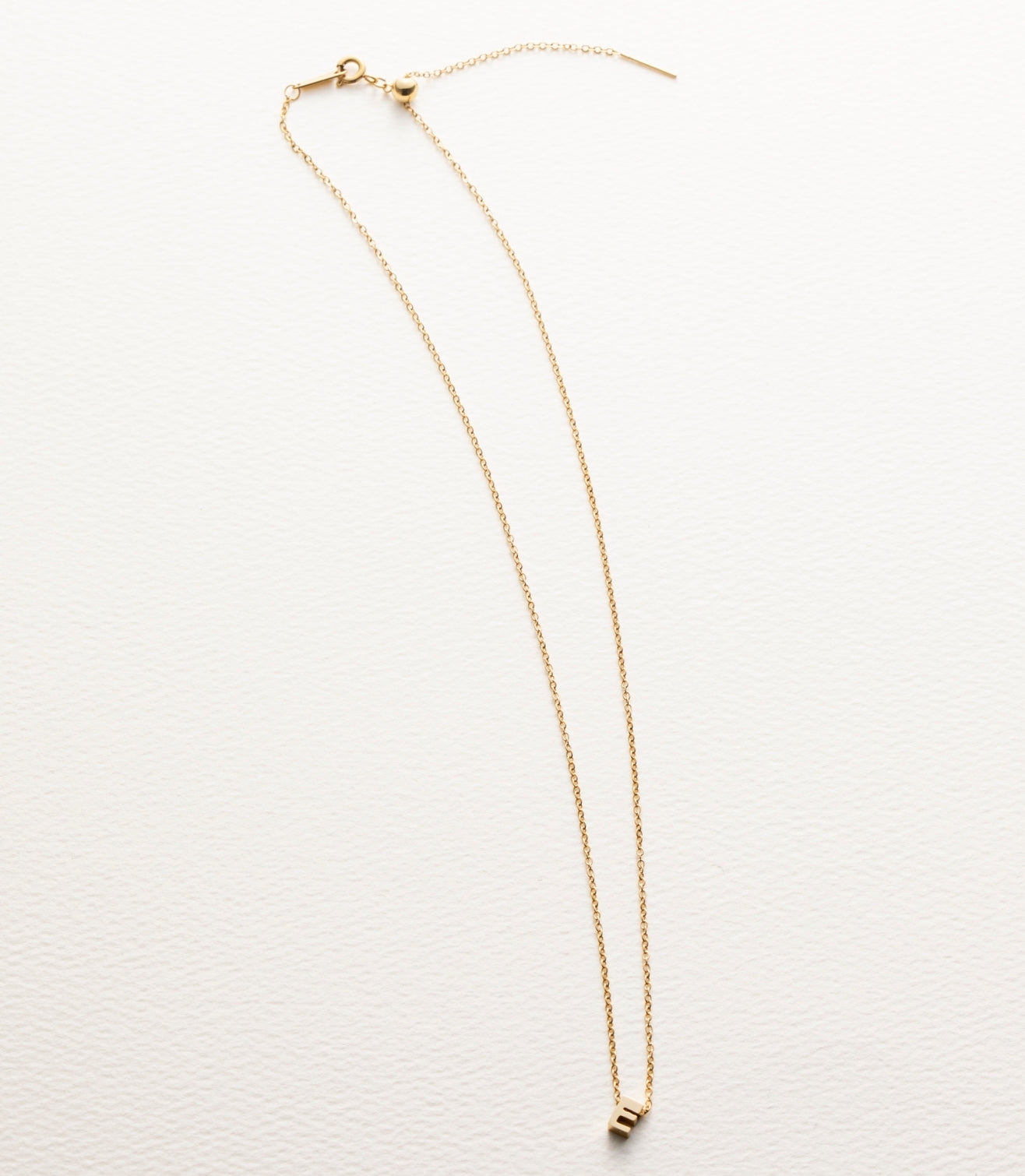tiny initial necklace(タイニーイニシャルネックレス)