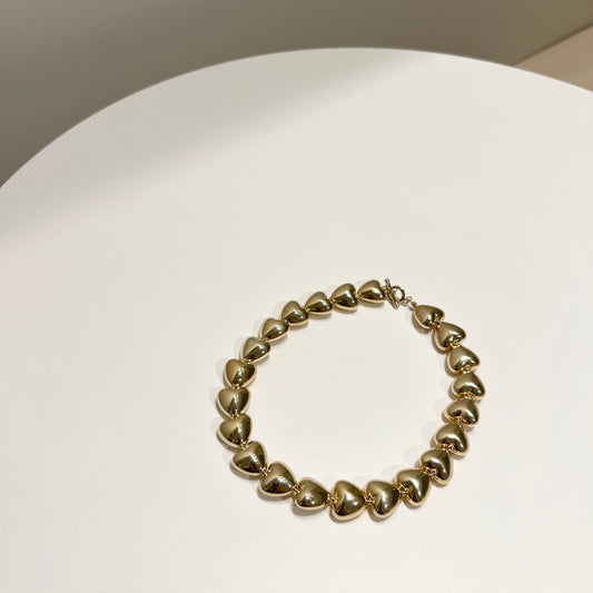 Potteri heart necklace(ぽってりハートネックレス)