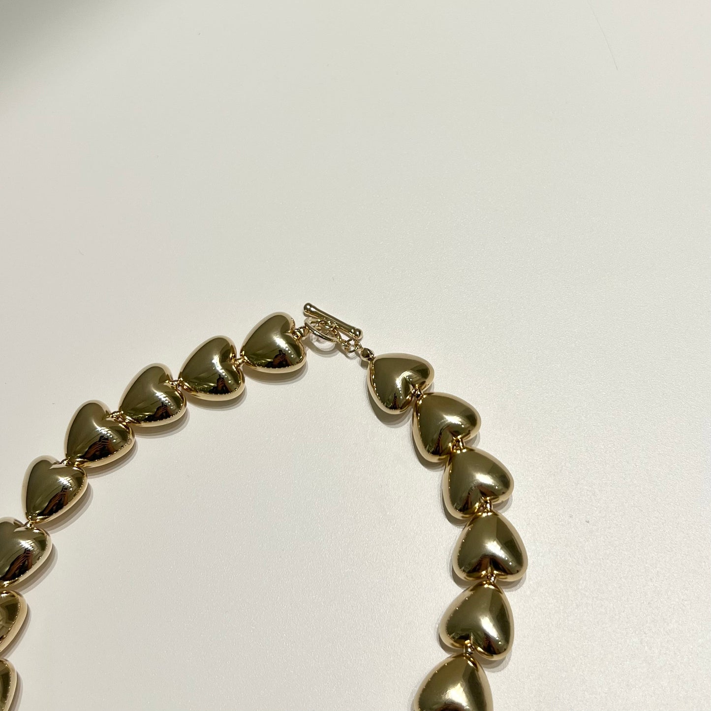 Potteri heart necklace(ぽってりハートネックレス)
