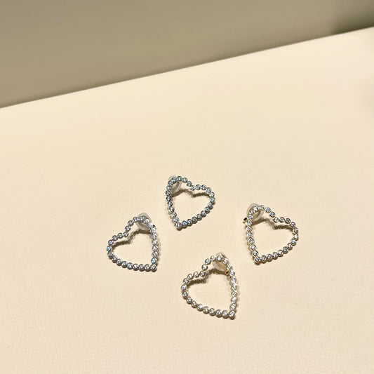 Kirarin heart pierce & earring(キラリンハートピアス&イヤリング)