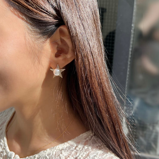 Ohoshi Pearl large pierce/earring(おほしパールラージピアス/イヤリング)